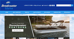 Desktop Screenshot of breakwater-marine.com